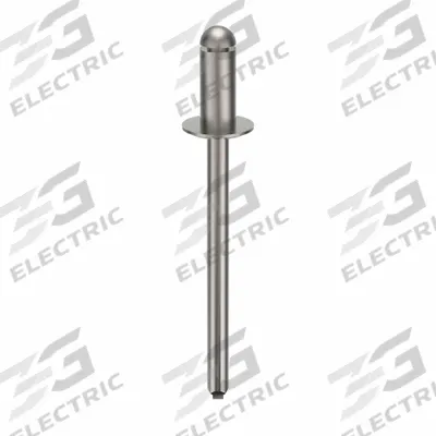 POP AVDEL Blind Rivet,1 53/84" L,0.155" dia,PK500: Inch, 1 5/8 in Overall Lg, 11/32 in Body Lg - Domed-Head Blind Rivets