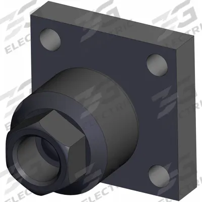 SMC Floating Joint: SMC JA Series, JAF80-22-150, Brass, M22 x 1.5 Thread Size - Pneumatic Actuator Floating Joints