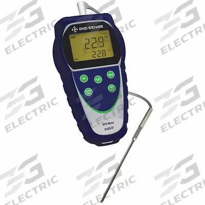 DIGI-SENSE Single-Input RTD Thermometer: -328°F to 1,562°F - RTD Meters without Data Output
