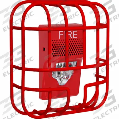 SAFETY TECHNOLOGY INTERNATIONAL Wire Guard for Edwards GC/EGC: 3 1/2 in Overall Dp - Guards for Alarms & Wall Fixtures