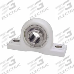 IPTCI BEARINGS Pillow Block Bearing: 30 mm Bore, Polymer, Set Screws, 42.9 mm Shaft Ht, 450 RPM (MPN SUCTP206-30MM IP69K). Key specifications — Brand: IPTCI BEARINGS; Maximum Speed: 450 RPM; Mounting Bolt Size: M14; Standards: AFBMA; System of Measurement: Metric.