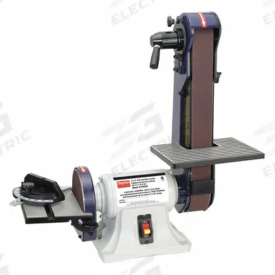 Dayton Belt and Disc Sander: For Metal/Plastic/Wood, 115 V, Single-Phase, 1/3 hp - Benchtop Belt & Disc Machines
