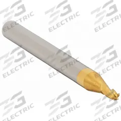 APPROVED VENDOR Ball End Mill: Carbide, TiN Coated, 4 Flute, 1/16" Mill Dia, 1/8" LOC, 1-1/2" OAL (MPN 220-001022)