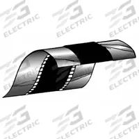 Flexible Duct Connector: Hypalon, Power Lock, Steel, 50 ft Lg, 9 in Wd (MPN GRPFC3HGA50). Key specifications — Brand: DUCTMATE; Base Material: Steel; Fabric Material: Hypalon; Fold Type: Power Lock.