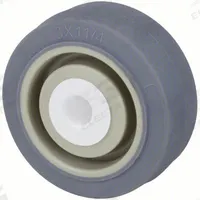 APPROVED VENDOR Caster Wheel: 3 in Wheel Dia., 1 1/4 in Wheel Wd, Rubber, 250 lb Load Rating, Gray (MPN P-PRP-030X013/050D-AM). Key specifications — Wheel Core Material: Polyurethane; Wheel/Tread Color: Gray; Brand: APPROVED VENDOR.