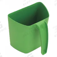 Scooping Jug: Non-Sterile, Polypropylene, 2 L Capacity - mL, 67 5/8 fl oz Capacity - oz, Green (MPN 535-S018-T101-P04). Key specifications — Standards: EU; Color: Green; Product Type: Scoop; Brand: DETECTAMET, INC..