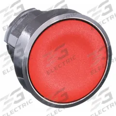SCHNEIDER Flush Push Button: Red, 22 mm Mounting Size, Metallic, Momentary (MPN ZB4BA4). Key specifications — Brand: SCHNEIDER; Action: Momentary; Series: XB4; Push Button Material Type: Metallic.