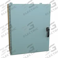 HAMMOND Enclosure: Steel, 36 in x 30 in x 12 in, NEMA 12/13/3R/4, Solid Cover, Hinged (MPN HW363012GYHK). Key specifications — Closure Method: Handle; Brand: HAMMOND; Knockouts: Not Included.
