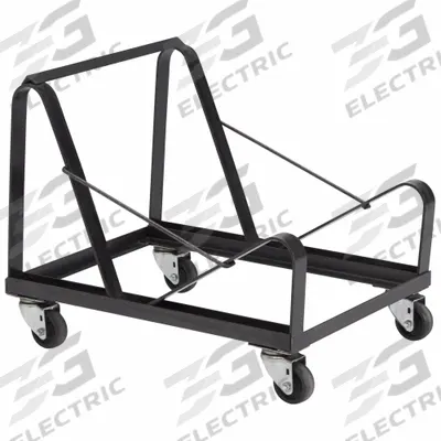 NATIONAL PUBLIC SEATING Chair Cart: 330 lb, 21 in L x 21 in W x 26 in H, For 20 Chairs - Carts for Stacking Chairs