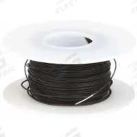 OK INDUSTRIES Spooled Wrapping Wire: 100 ft Overall Lg, 28 AWG Conductor Size, Black (MPN KSW28BLK-0100). Key specifications — Manufacturer Part Number: KSW28BLK-0100; Brand: OK INDUSTRIES; Conductor Insulation Material: PVDF; Standards: UL 1422; Series: Kynar®; Wire Type (Not for Merchandising): KSW Jacket for Easier Stripping.