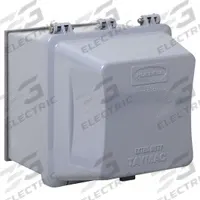 TAYMAC While In Use Weatherproof Cover: 2 Gangs, For Decora/GCFI Electrical Component Type, Vertical (MPN MM7420G). Key specifications — attr211022: TAYMAC; attr1046333: Gray; attr1046334: Polycarbonate; attr1046335: Decora/GCFI; attr1046340: Vertical.