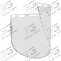 PIP Face Shield Visor: 15 1/2 in Overall Wd, 9 in Overall Ht, 0.04 mm Overall Thick, Clear, Anti-Fog (MPN 251-01-7214). Key specifications — Material: PETG; Brand: PIP.