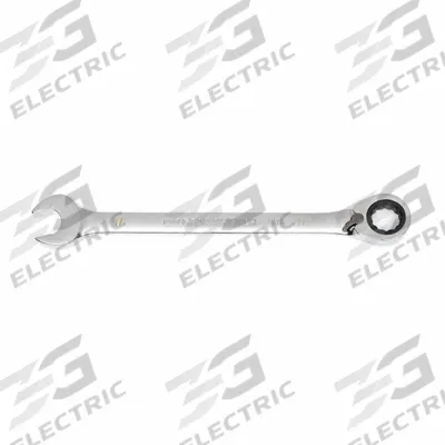 GEARWRENCH Combination Ratcheting Wrench: Alloy Steel, Full Polish Chrome, 17 mm Head Size - Metric 12-Point Ratcheting Combination Wrenches