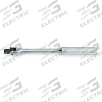 PROTO Breaker Bar: 1/4 in Drive, 5 3/4 in Lg, Knurled Grip, Alloy Steel, Chrome (MPN J4766). Key specifications — attr1205663: Chrome; attr1205652: PROTO; attr1205649: Knurled; attr1205662: Alloy Steel.