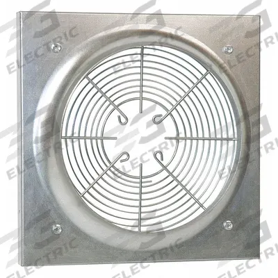 Dayton Exhaust Fan Venturi Frame: Steel, For 14 in Blade Dia - Frames for Wall-Mount Ventilation Fans