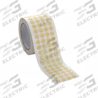 CAPLUGS Paper Tape Discs: EZ SH, Off-White, Disc, 11/16 in Pre-Cut Dia, Acrylic, Crepe Paper, Paint (MPN SH-31486). Key specifications — Series: EZ SH; Brand: CAPLUGS; Backing Material: Crepe Paper; For Surface Type: Paint; Manufacturer Part Number: SH-31486.