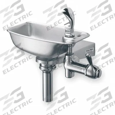 HALSEY TAYLOR Drinking Fountain: On-Wall, 12 3/4 in Ht, 11 in Dp, 12 in Overall Wd - On-Wall Single Outdoor Drinking Fountains