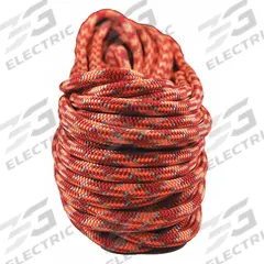 INFERNO Rigging and Climbing Rope: Double Braid, 15/32 in Dia, 600 lb Working Load Limit, Polyester (MPN AG24SP118-200ROG). Key specifications — Brand: INFERNO; Rope Type: Dynamic; Third Color: Gray.