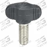 KIPP Hand Knob: Wing, Plastic w/ SS Thread, 5/16"-18 Thread, 20 mm Thread Lg, 28 mm Dia (MPN K0274.00A3X20). Key specifications — Brand: KIPP.