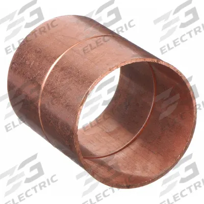 NIBCO Sweat Fitting Coupling: 6 in CTS x 6 in CTS, Cup x FTG, Dimple Center Stop - Wrot Copper Tube Fittings
