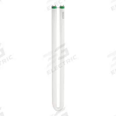 PHILIPS U-Shaped Fluorescent Bulb: T8, Medium Bi-Pin (G13), 1 5/8 in U-Bend Leg Spacing - Fluorescent U-Bend Lamps (No UL Type)