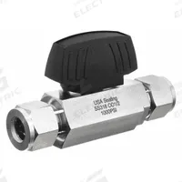 USA INDUSTRIALS Manual Two-Way Ball Valve: 1/2 in, 316 Stainless Steel, Straight Valve Body, Wedge (MPN ZUSA-VLV-87). Key specifications — Brand: USA INDUSTRIALS; Handle: Wedge.