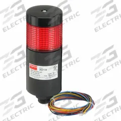 DAYTON Tower Light Assembly: 1 Tier, Red, No Sounder Tier, 5 1/8 in Overall Ht, 56 mm Overall Dia (MPN 26ZT39). Key specifications — Manufacturer Part Number: 26ZT39; Brand: DAYTON; Operating Voltage: 90 to 240V AC; Light Tier Color: Red.