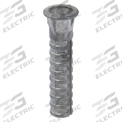 MKT FASTENING Expansion Anchor: #6-8 Thread Size, 1 1/2 in Overall Lg, 1/4 in Dia, Zinc Alloy - Metal Plug Anchors