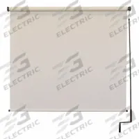 KEYSTONE FABRICS Sun Shade: Cream, Pole and Crank, 90% UV Protection, 8 ft Fabric Ht, Right (MPN O77.78.70). Key specifications — Operation Mechanism: Pole and Crank; Tie Down Type: Bungee and Hook System; Operation Side: Right; Manufacturer Part Number: O77.78.70; Brand: KEYSTONE FABRICS; Fabric Color: Cream.
