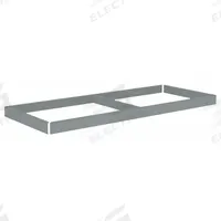 TENNSCO Shelf: 72 in x 18 in, 1,750 lb Load Capacity, Gray, Shelf (MPN ZLES-7218). Key specifications — Includes: (4) Beams; Shelf Configuration: Single Straight; Color: Gray; Frame Material: Steel; Brand: TENNSCO; Frame Finish: Zinc Plated; Product Type: Shelf.