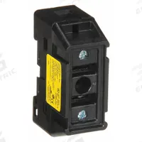 BUSSMANN Fuse Block: Finger-Safe, 1 Pole, 600 V AC, DIN Rail/Panel Mounting, Box Lug Termination (MPN TCFH60N). Key specifications — Brand: BUSSMANN.
