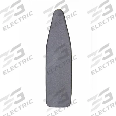 HOSPITALITY 1 SOURCE Ironing Board Cover: Bungee, Charcoal, 55 in Overall Lg - Ironing Board Covers
