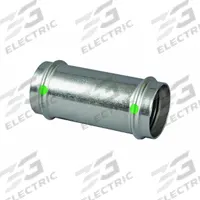 VIEGA PROPRESS Crimp Coupling Fitting: 3/4 in CTS x 3/4 in CTS Size, Straight, Press-fit x Press-fit (MPN 80315). Key specifications — Brand: VIEGA PROPRESS.