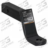 BUYERS PRODUCTS Ball Mount: III, 1 in Compatible Ball Shank Dia, Ball Mount Ball Mount, Carbon Steel (MPN 1803013). Key specifications — Material: Carbon Steel; Ball Mount Style: Ball Mount; Vehicle Class: III; Brand: BUYERS PRODUCTS; Features: Tubular Shank; Finish: Powder Coated; Mount w/ Hitch Ball Style: Non-Adjustable; Resistance Properties: Corrosion-Resistant.