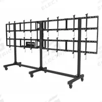PEERLESS Cart with TV Mount: For 46 in to 55 in Screen Size, 334 lb Wt Capacity (MPN DS-C555-4X2). Key specifications — Material: Steel; Brand: PEERLESS.