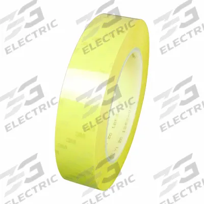 3M Electrical Tape: 3/4 in Wd, 72 yd Lg, 1.97 mil Thick, Polyester Film - Abrasion-Resistant Electrical Tape
