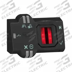 SCHNEIDER ELECTRIC Biometric Switch: 22mm, M12 Electrical Connector, PNP (MPN XB5S2B2M12). Key specifications — Connection Type: M12 Electrical Connector; Current - Maximum: 200 mA; Housing Material: Polyamide; IP Rating: IP65; Memory Storage: 200 Users With up to 2 Fingerprints per user; Response Time: Less Than 1 second; Switch Action: Momentary; Supply Voltage: 24V DC.