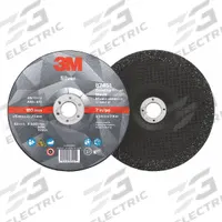 3M Depressed Center Grinding Wheel: Type 27, 7" x 1/4" x 7/8", Ceramic, 36 Grit, Silver (MPN 87451). Key specifications — Series: Silver; Brand: 3M.