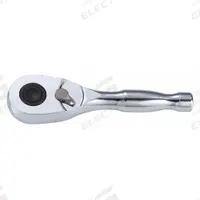 WESTWARD Hand Ratchet: Pear, Reversible, 4 3/4 in Overall Lg, Chrome, 4.3° Min Arc Swing (MPN 440G12). Key specifications — attr1205598: Reversible; attr1205605: Quick-Release Included; attr1205626: Chrome; attr1205607: Pear; attr1205624: WESTWARD.