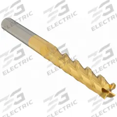 APPROVED VENDOR Square End Mill: Carbide, TiN Coated, 4 Flute, 1" Mill Dia, 3" LOC, 6" OAL (MPN 218-001088)