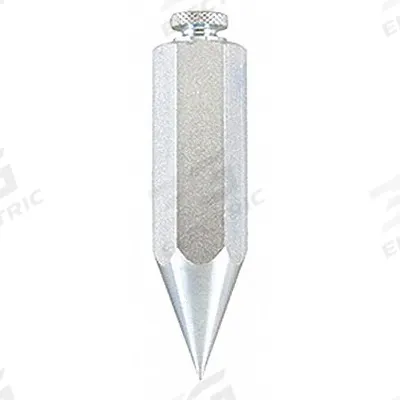 JOHNSON LEVEL Plumb Bob: Steel, 5 oz Wt, Inch Measurements, Hex Shape - Steel Plumb Bobs
