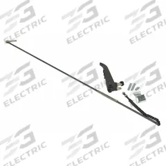 DAYTON Up/Down Control Assembly: Up/Down Control Assembly, For Pallet Jacks, For 2ZE57, Black (MPN MH57-156G). Key specifications — attr1343630: Up/Down Control Assembly; attr1343631: 2ZE57; attr1343622: Nylon; attr1343633: DAYTON; attr1343619: Black; attr1343632: Pallet Jacks.