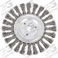 WEILER Wire Wheel Brush: Steel Stringer Bead, 6" Dia x 1/2" Wd, 5/8" to 1/2" Arbor, 0.023" Fill (MPN 94120). Key specifications — Brand: WEILER.