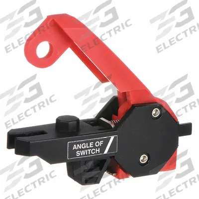 CONDOR Multi-Pole Breaker Lockout: Clamp-On, For 120/240V AC Volt - Clamp-On Circuit Breaker Lockouts