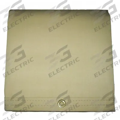 MAURITZON Tarp: 5.75 ft Lg, 5.75 ft Wd, Heavy Duty, 20 mil, Cotton Canvas, Tan - Canvas Tarps