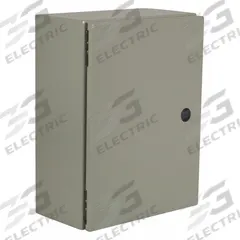 WIEGMANN Enclosure: Steel, 16 in x 20 in x 10 in, NEMA 12/13/3R/4, Solid Cover, Hinged (MPN N412162010C). Key specifications — Closure Method: 1/4-Turn Latch; Brand: WIEGMANN; Knockouts: Not Included.