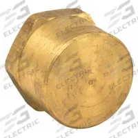 PARKER Cap: Hex Drive Cored Cap, 1/2 in, NPT Threaded, 1,000 psi, 7/8 in Lg, C36000 Brass (MPN 213P-8). Key specifications — Maximum Operating Pressure: 1,000 psi.
