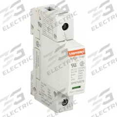 MERSEN Surge Protection Device: Single Phase, 230V AC, 1 Poles, 2 Wires, L-N, 275 V AC, 600V (L-N) (MPN STP230P07). Key specifications — Voltage: 230V AC; Number of Wires: 2 Wires; Modes of Protection: L-N; Max. Continuing Operating Voltage: 275 V AC; Voltage Protection Rating: 600V (L-N); Short Circuit Current Rating: 200kA; Filtering: No; Enclosure Material: Polyethylene Terephthalate.