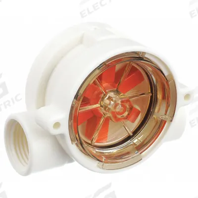 GEMS SENSORS Flow Indicator: Rotor, Polypropylene, 1/2 in FNPT, 1/2 in Connection Size - Flow Sights with Indicator