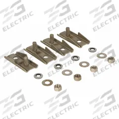 WIEGMANN Mounting Foot Kit: For N412 Stainless Steel Enclosures, Sealing Washers, Stainless Steel (MPN N412MFKSS). Key specifications — Finish: Plated; Brand: WIEGMANN; Accessory Type: Mounting Foot Kit; Application: For N412 Stainless Steel Enclosures; Features: Sealing Washers; Material: Stainless Steel.